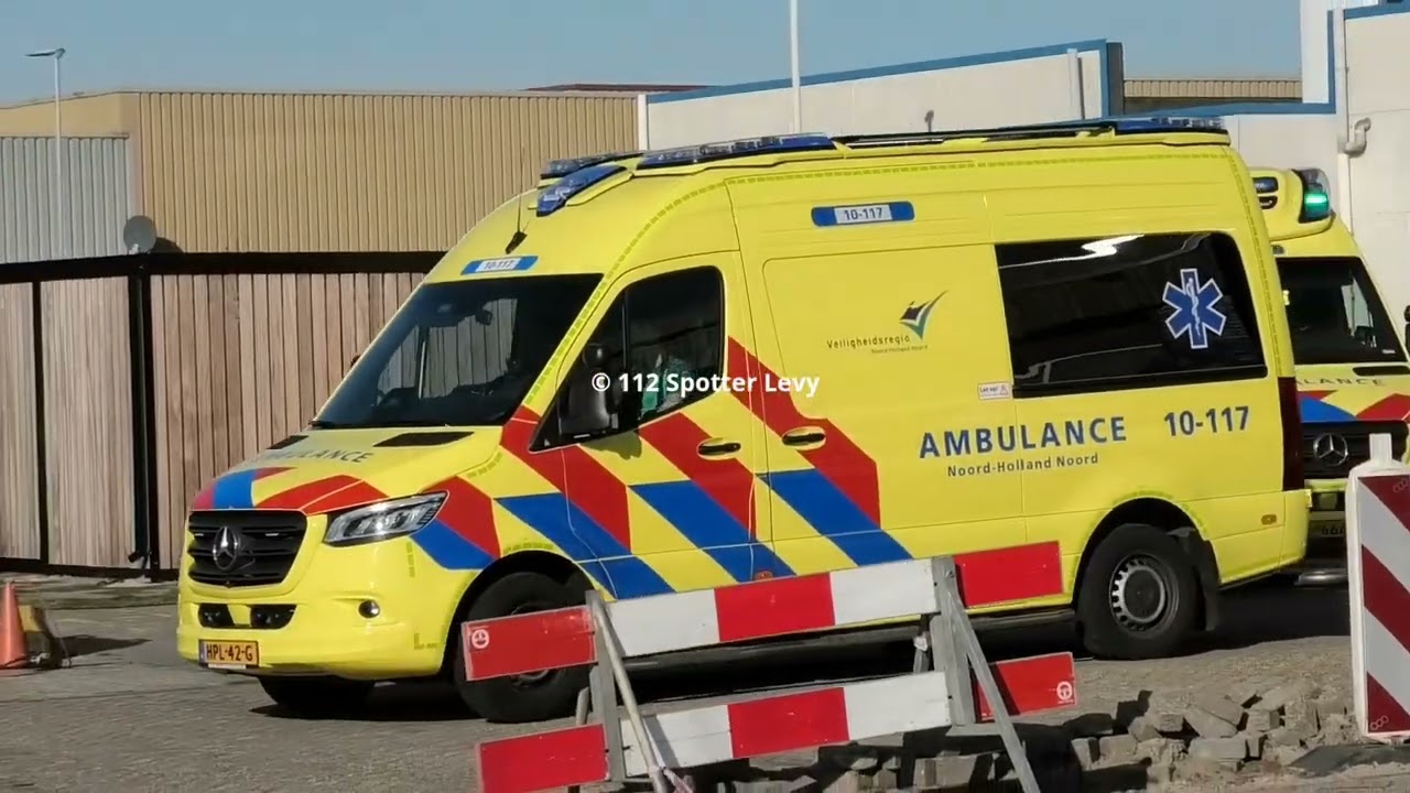 Meerdere Ambulances met Spoed naar verschillende Meldingen in Den Helder + Sirene Showtje