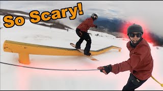 Snowboarding Timberline's Pro Snowboard Park! - (Season 4, Day 174)