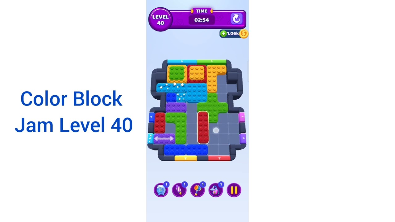 Color Block Jam Level 40 Walkthrough