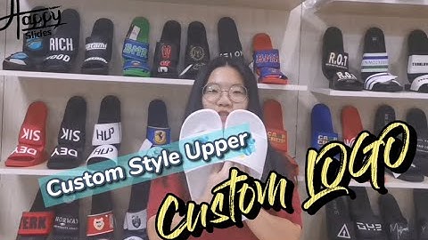 Custom LOGO I Style Slide Slippers, Slide Sandal I Custom slides