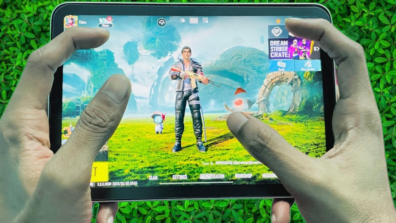 IPAD MINI 6 PUBG HANDCAM 🔥 PUBG TEST ♥️ HDR+EXTREME 🔥 4 FINGERS CLAW+ ...