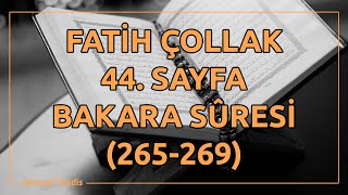 Fatih Çollak - 44.Sayfa - Bakara Suresi 265-269