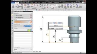 NX CAD 2D Drafting : Create and edit a chain dimension