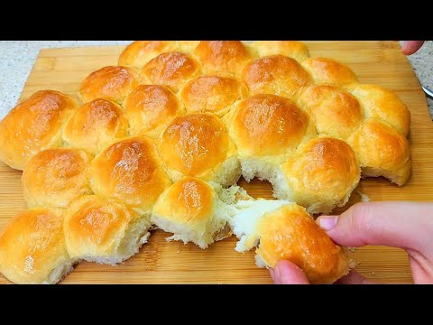 Самый мягкий супер пушистый хлеб! Вы будете зависимы! Без замешивания!
