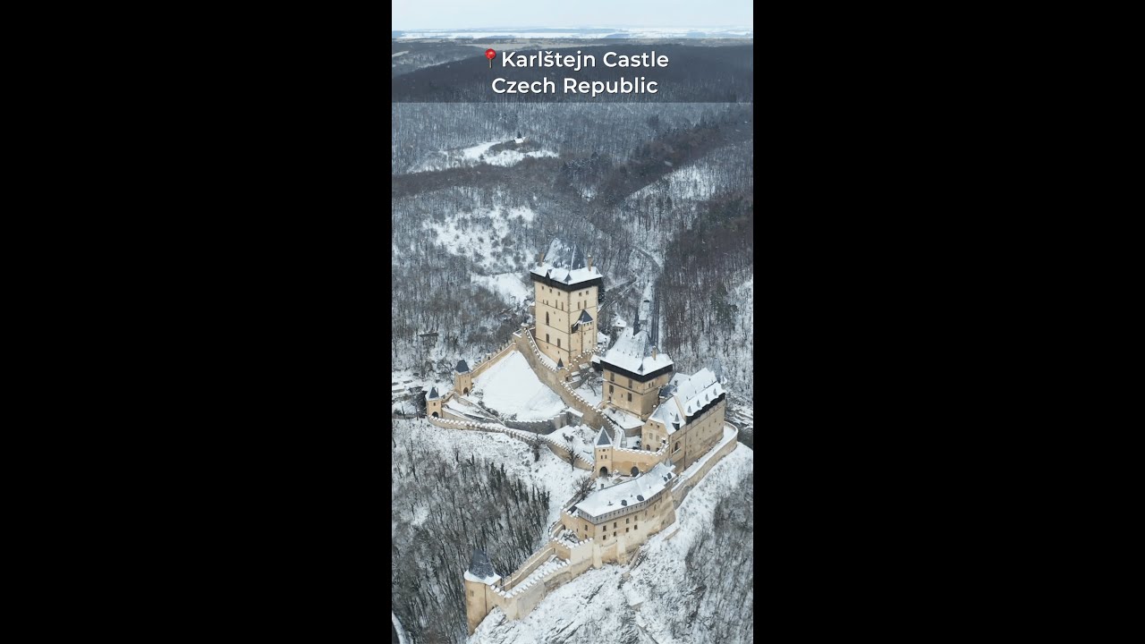 Karlštejn Castle ❄️ A Winter Fairytale in Czechia