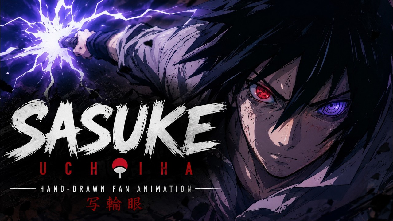 Sasuke Uchiha | Hand-Drawn Fan Animation