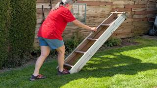 She Turned an Old Ladder Into a Garden Masterpiece