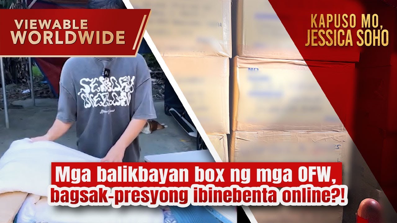 Balikbayan boxes sold online at discounted prices?! | Kapuso Mo, Jessica Soho