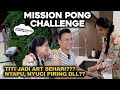 MISSION PONG CHALLENGE!!! TITI KERJAIN TUGAS ART SEHARI!!