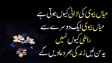 Miya Biwi Ki Ladai Kyu Hoti Hai | miya biwi ka jhagda in islam | husband wife couples fight in islam