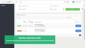 Teammate 360   Assessment progress Tutorial