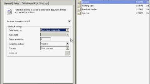 Retention Control For Your Document Management System
