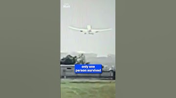 Terrifying CCTV footage of Air India crash