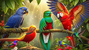 🐦Amazon Ecology 4K: The Vibrant World of Exotic Rainforest Birds | Relaxing Wildlife Landscape Film