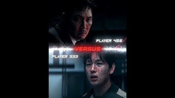 Player 456 vs Player 333 | Squid Game Edit | | #shorts