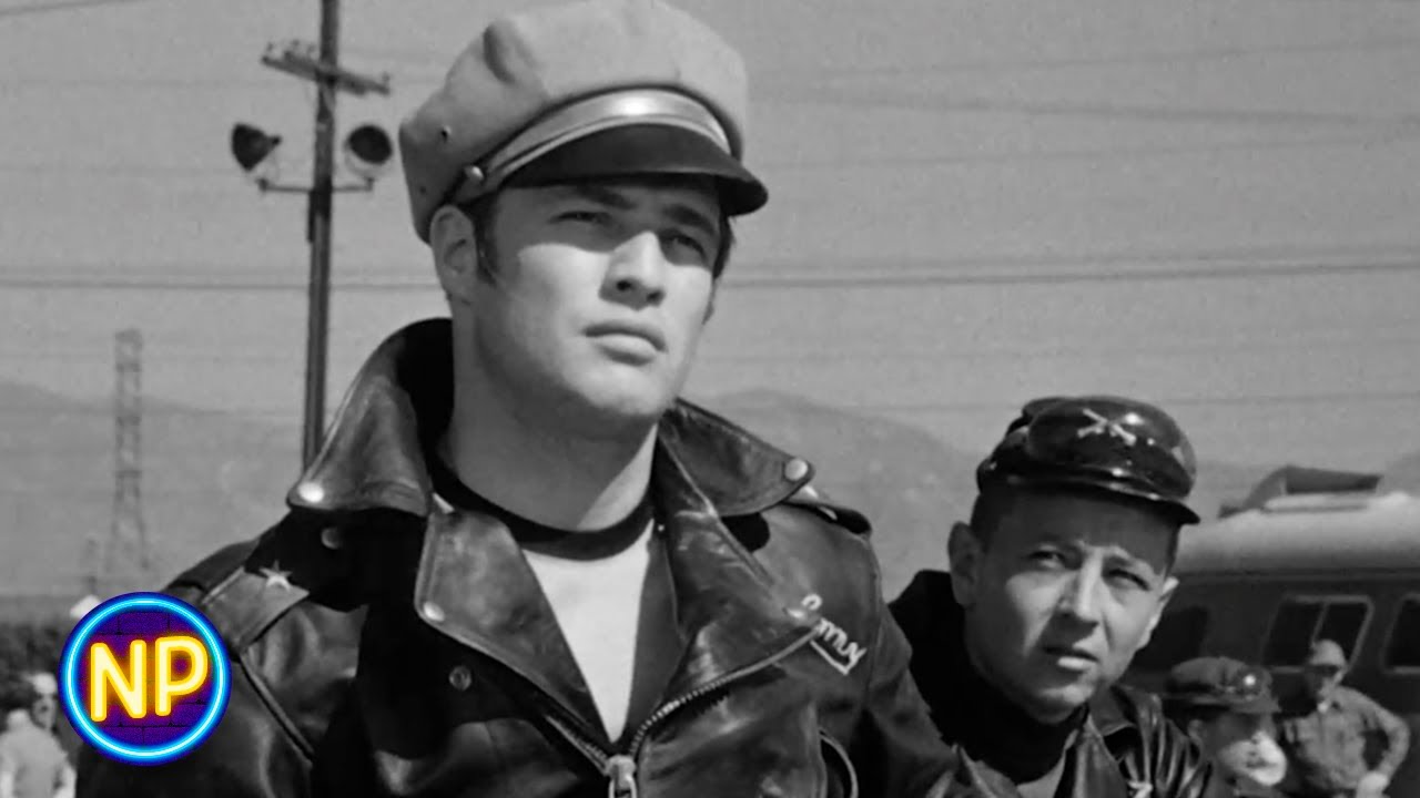 The Black Rebels Motorcycle Club is Asked to Leave Town | The Wild One (1953)  | Now Playing