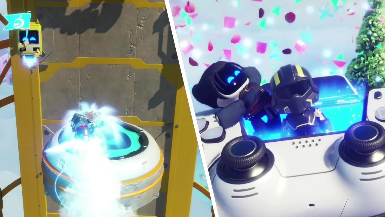 Astro Bot DLC Building Speed Gameplay - YouTube