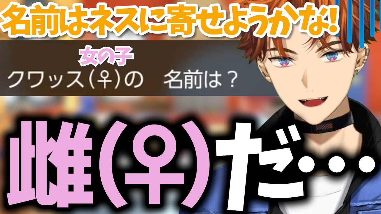 【北見】最初のポケモンの名づけでまさかの事態に困り果てる北見遊征【切り抜き/3SKM/にじさんじ】