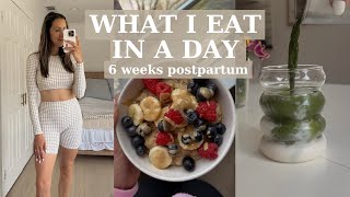 WHAT I EAT IN A DAY: 6 weeks postpartum, dairy-free, budget-friendly