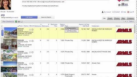 Sorting Home Listings in FLexMLS