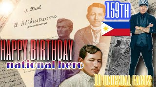 159TH BIRTHDAY DR. JOSE RIZAL | 10 FACTS ABOUT HIM | PHILIPPINES NATIONAL HERO | BIRTHDAY SPECIAL 159TH BIRTHDAY DR. JOSE RIZAL | 10 FACTS ABOUT HIM | PHILIPPINES NATIONAL HERO | BIRTHDAY SPECIAL