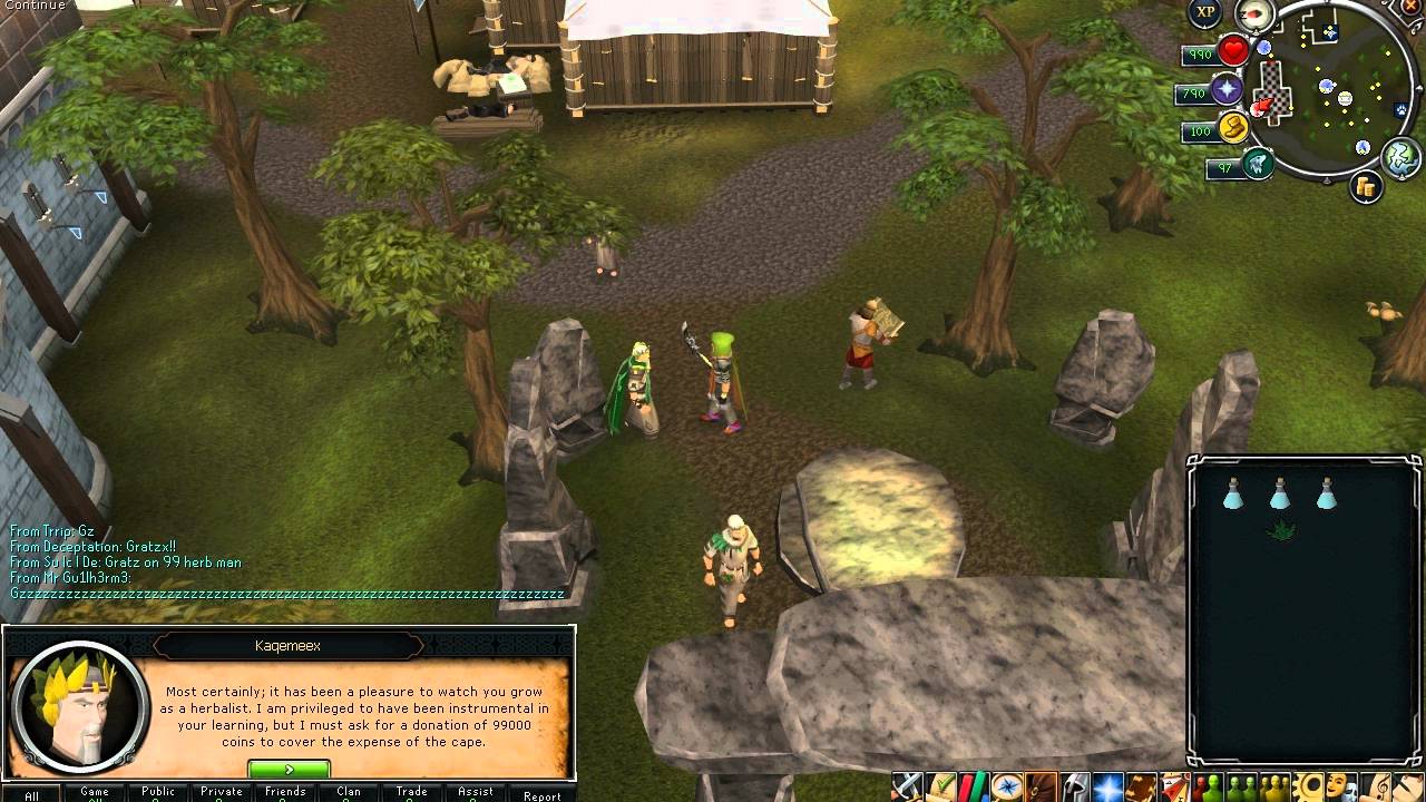 【RuneScape】99 Herblore