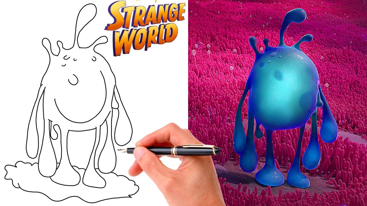 Comment Dessiner SPLAT de UN MONDE ÉTRANGE (Strange World) | DESSIN ...