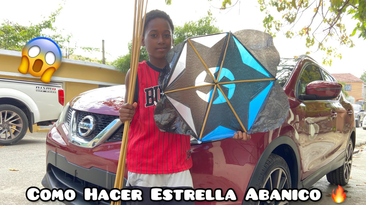 CÓMO HACER CHICHIGUA ESTRELLA ABANICO ⭐️🪭 Paso a Paso | Tutorial Chichiguas RD