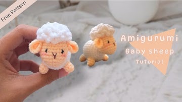 Baby sheep crochet (1/2) | Amigurumi animals for beginners | How to crochet