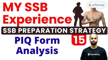 8:10 PM - SSB Preparation Strategy | PIQ Form Analysis by Pranav Sir (Day-2)