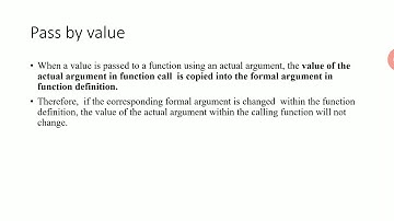 Pass by value-Function in C -s2 KTU students