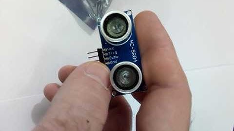 HC - SR04 Ultrasonic Distance Measuring Sensor Module for Arduino / NewPing Library  -  WATER BLUE