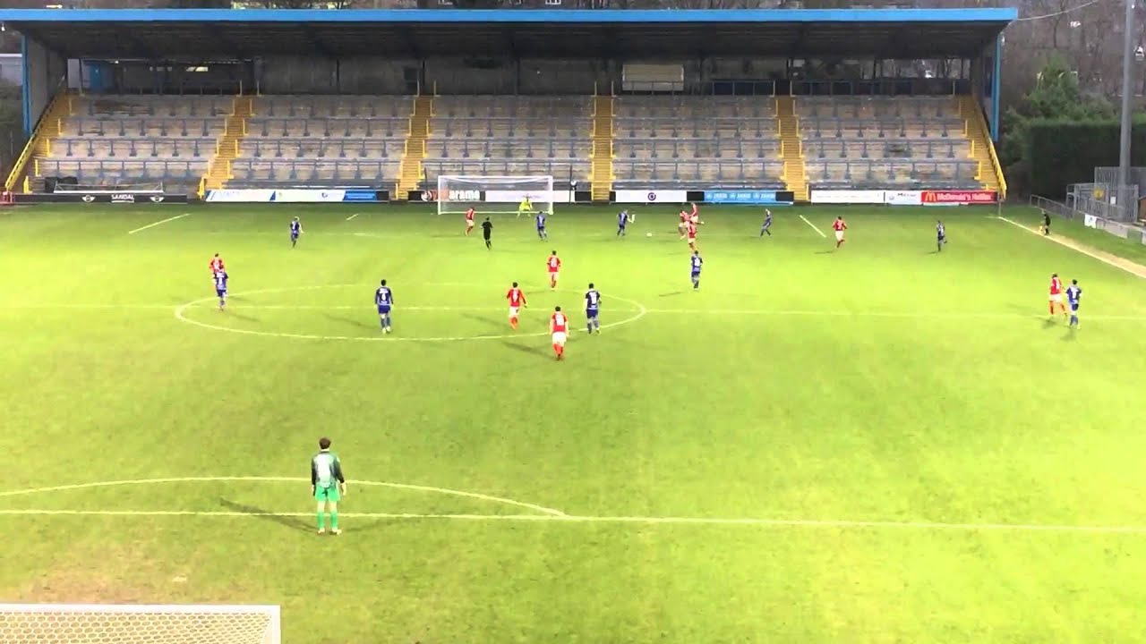 Halifax 2 Wrexham 0 Kingsley James YouTube