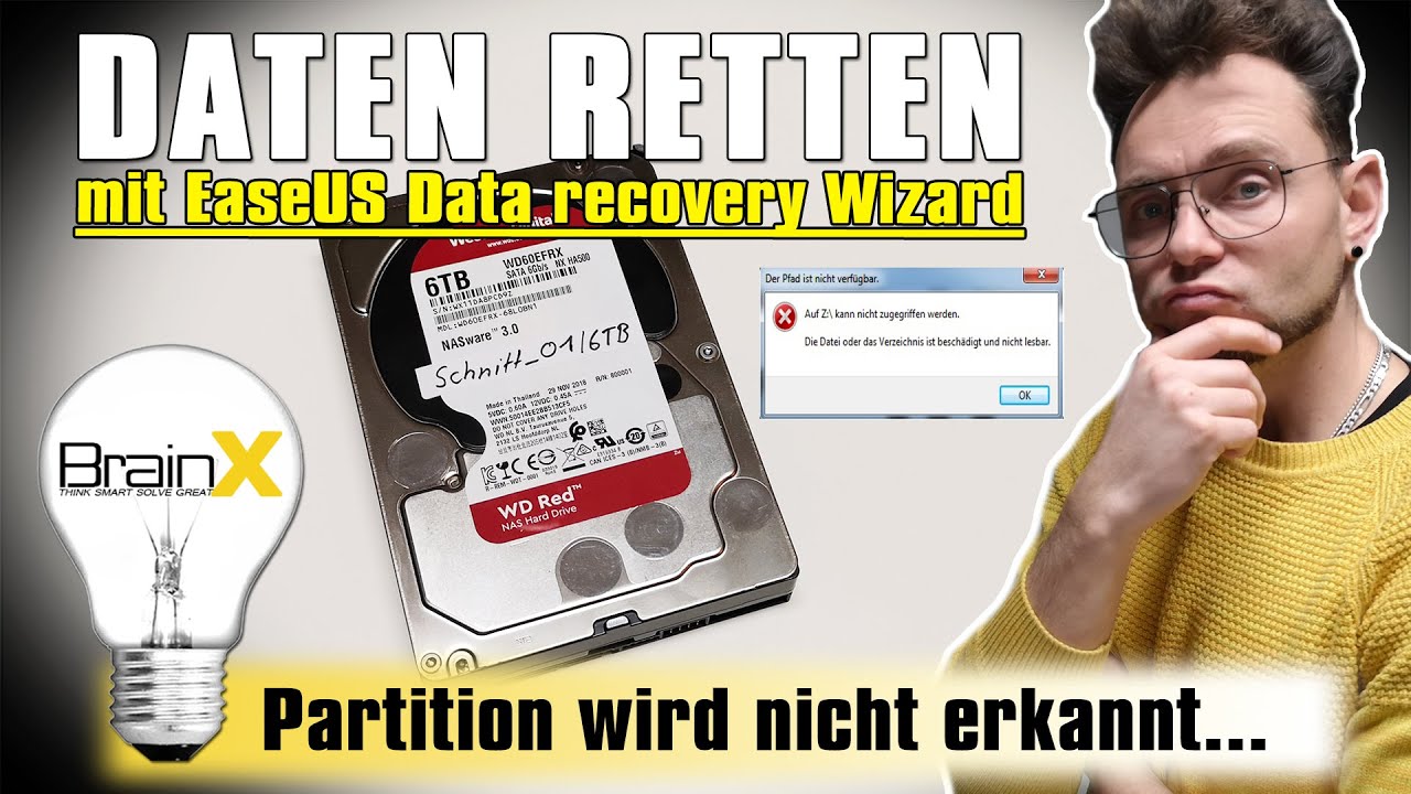 Externe Festplatte Wird Nicht Mehr Erkannt Daten Retten Festplatte wird nicht mehr erkannt - Daten wiederherstellen mit EaseUS
