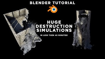 BLENDER TUTORIAL: EPIC TOWER COLLAPSE with rbdlab!