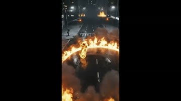 ⚡ Ghost Rider Phiên Bản Chó Lửa – Cơn Thịnh Nộ Giữa Đêm Giông