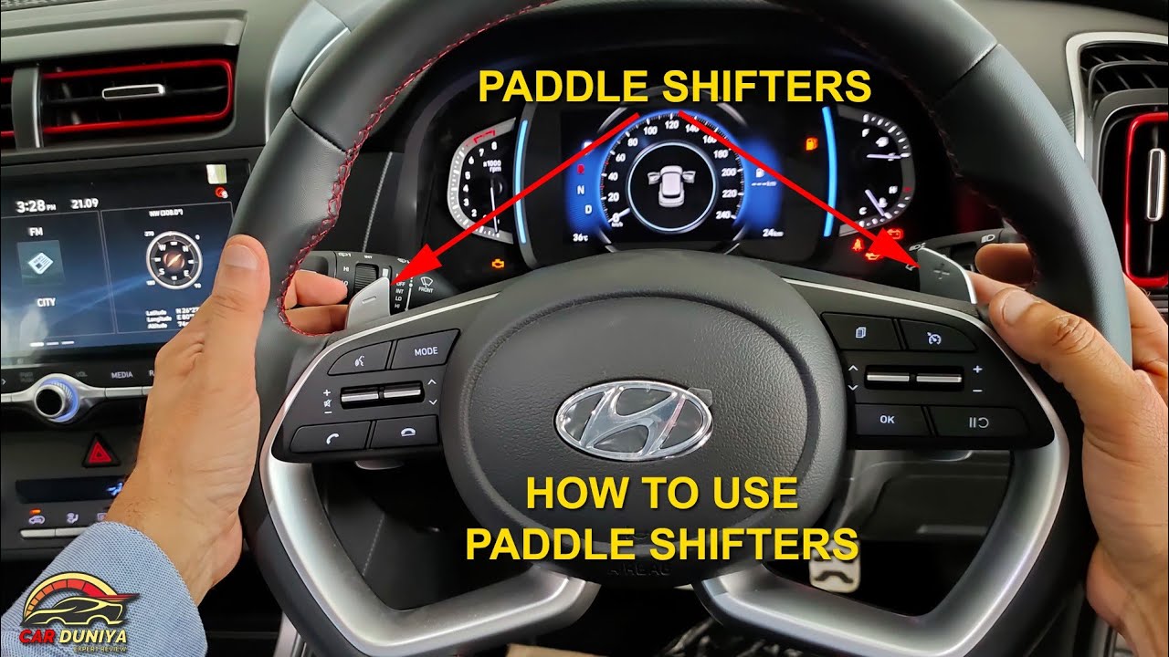 PADDLE SHIFTERS क्या होते है ! HOW TO USE PADDLE SHIFTERS IN A CAR ! DEMO  ON CRETA AUTO DCT !!! 