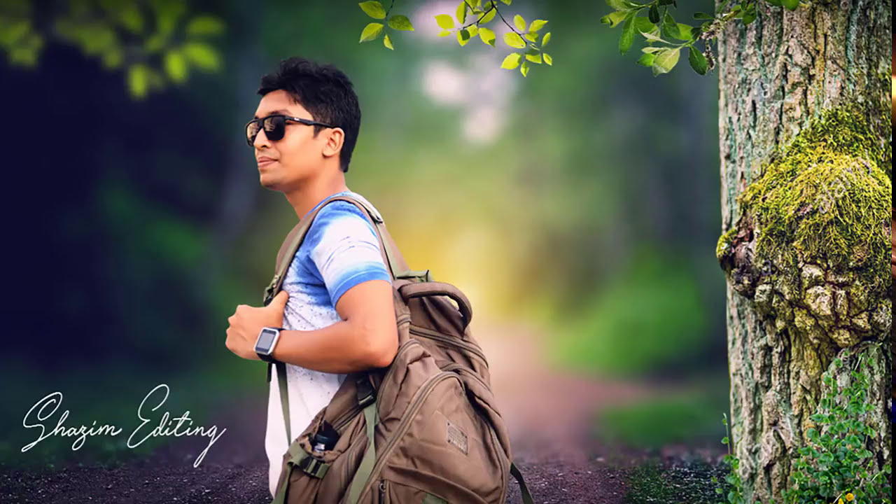 Beautiful Natural Outdoor Portrait Photo Editing in Photoshop 📷