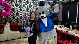 Împreună cu Ursul Teddy am reușit să facem pentru Mihaela aniversarea de 15 anișori