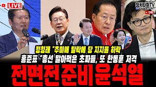 민주당, 이재명 자체 경호팀 가동! 전면전 부추기는 윤석열! 정청래 