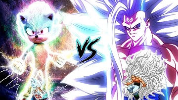 Sonic Chaos V3 OP RN (all form) VS Goku SSJ Infinity Ultra Instinct OP in Jump Force Mugen