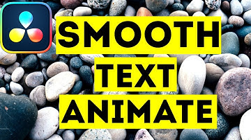 Smooth Text Slide Animation | Davinci Resolve 19 Tutorial
