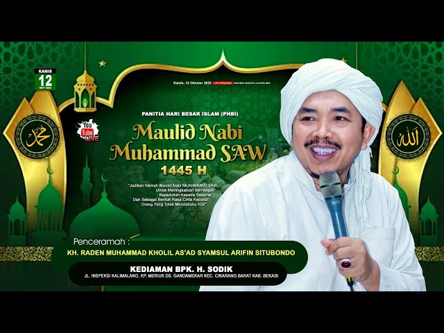 🔴MEMPERINGATI MAULID NABI MUHAMMAD SAW - KH. RADEN MUHAMMAD KHOLIL AS'AD SYAMSUL ARIFIN SITUBONDO class=