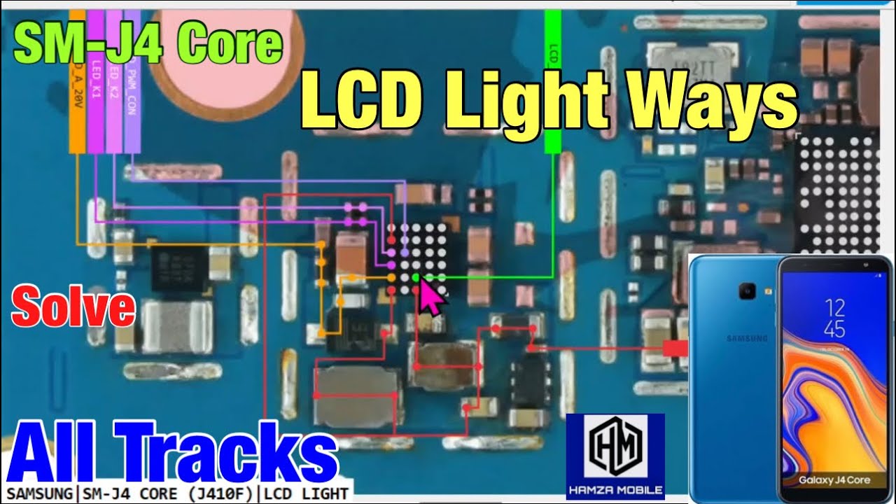 Samsung J4 Core/SM-J410F Display Light iC Problem Solution.Samsung J4 Core/SM-J410 LCD Light iC Ways