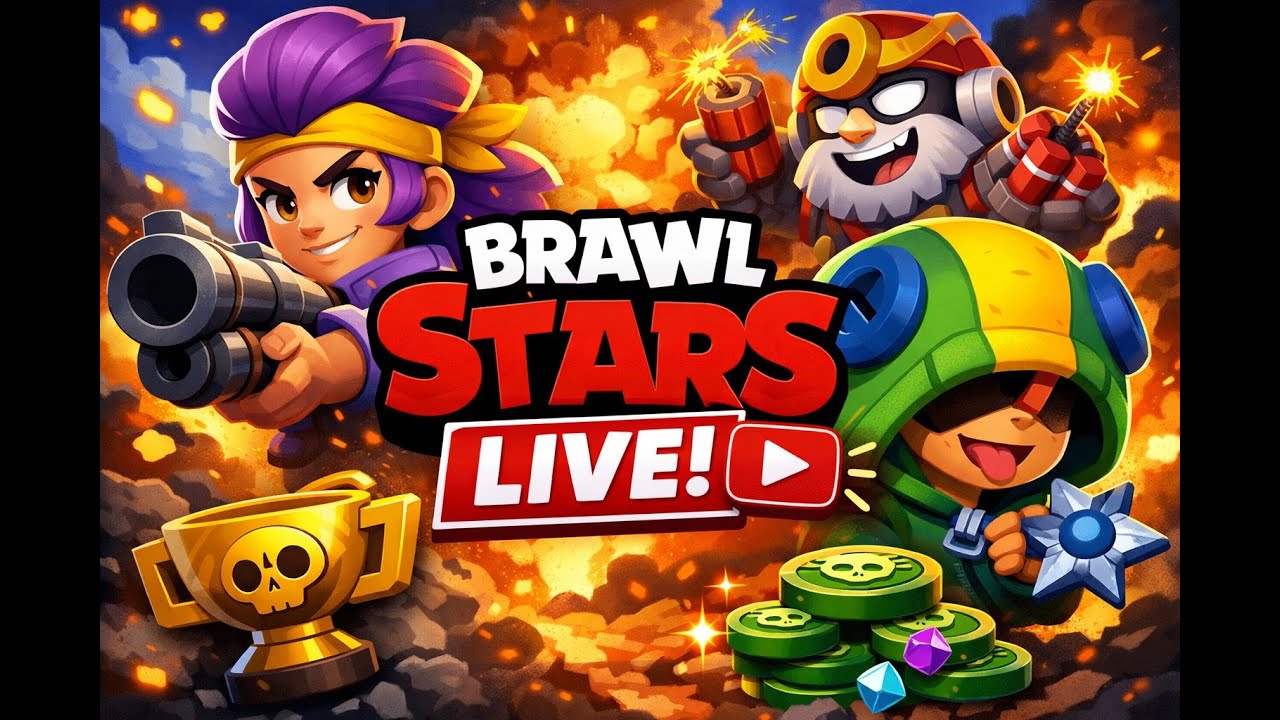 Playing Brawl Stars | Custom Rooms | Live Stream | JokerMatrix | Day 11