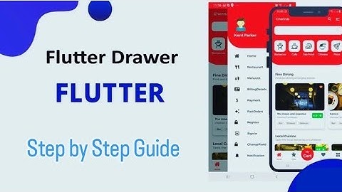 How to Create a Navigation Drawer in Flutter | Step-by-Step Guide 🚀