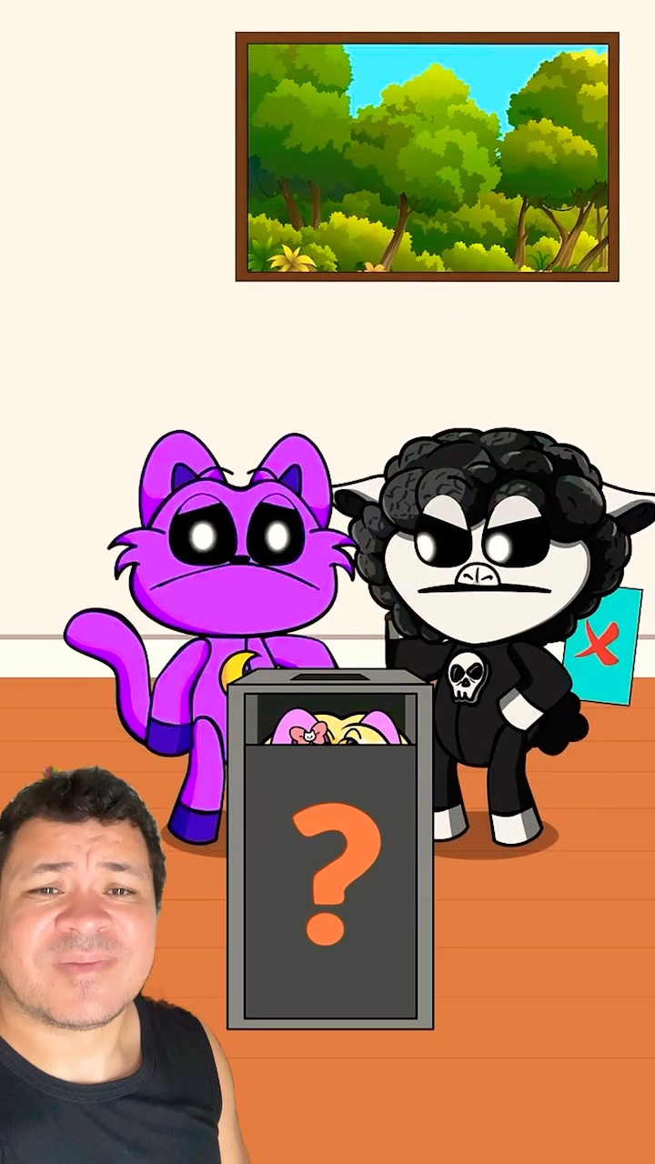 BRICADEIRA DA CAIXA MISTERIOSA COM SPRUNKI E O CATNAP #mayumigames #sprunki #catnap #youtubeshorts