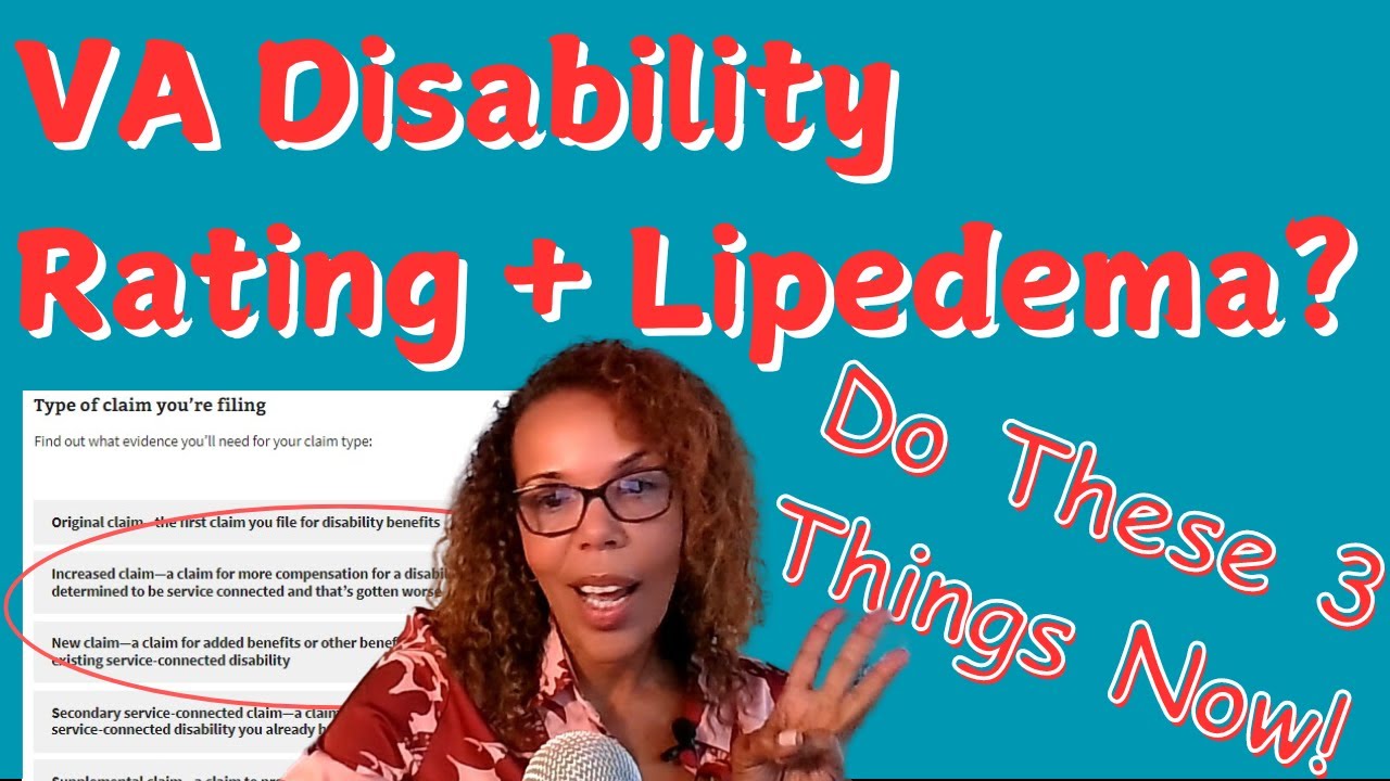 VA Disability Rating + Lipedema? Do these 3 things now! - YouTube