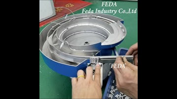FEDA customizable vibration bowl automatic feeder.Material: Stainless. steelOutput speed: adjustable