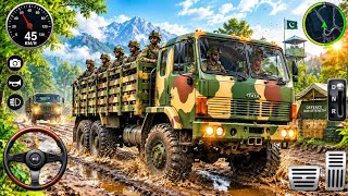 軍用トラック運転ゲーム 2026 - ミリタリートラック運転シミュレーター 3D - Android ゲームプレイ screenshot 3